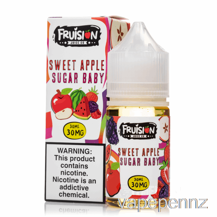Sweet Apple Sugar Baby - Fruision Salts - 30mL 30mg VAPE NZ